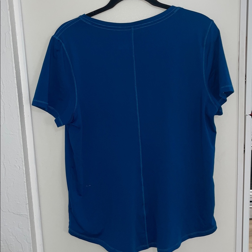 DSG Women's Blue Short Sleeve Training Top | L - Picture 5 of 9